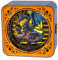 KAAYEE 3D Holzpuzzle Nachtlicht, Drache und Bibliothek, Holz, 3D Puzzle, 1 Set, 1 Stück