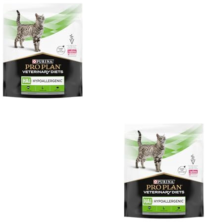 PURINA PRO PLAN Veterinary Diets HA Hypoallergenic | Doppelpack | 2 x 325 g | Diät-Alleinfuttermittel für Kitten und ausgewachsene Katzen | Zur Minderung von Nährstoffintoleranzen