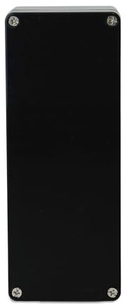BOXEXPERT® Industriegehäuse wasserdicht [Polyester GRP | GFK Kunststoff IP66 Gehäuse (leer)] Graphitschwarz (Serie Elbe) 190x75x55mm | Leergehäuse | Installationsgehäuse | Anschlussgehäuse