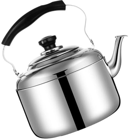 OFFSCH Whistling Kettle for Gas Hob Large Teapot Stainless Steel Tea Stove Top Kettle