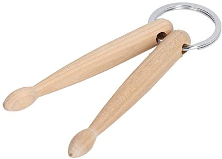 GLOGLOW Porte-clés en bois, décoration pour sac à baguettes légères, en hêtre délicat, pour clés et sacs, #211