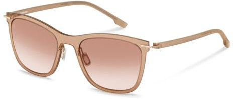 Rodenstock Damen Sonnenbrille R3349 Schmetterlingsform hellbraun