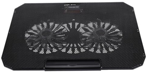 HOMSFOU Radiador USB para Portátil Enfriador De Aire Malla Metálica Velocidades Diseño Silencioso