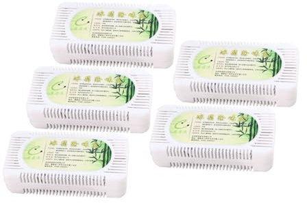 PEPLAYTAL 5pezzi Sacchetti Di Carbonio Attivato Per Frigorifero Rimuovi Odori e Freschezza Naturale Perfetti Per La Casa Ambienti Ristretto