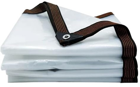 ANQKYO Tarp Wasserdicht Transparente, wasserdichte Plane, strapazierfähig, for Gartenpflanzen, Gewächshaus, Membran, Plane, Isolierung, Kälte und Regen(2Mx5M)