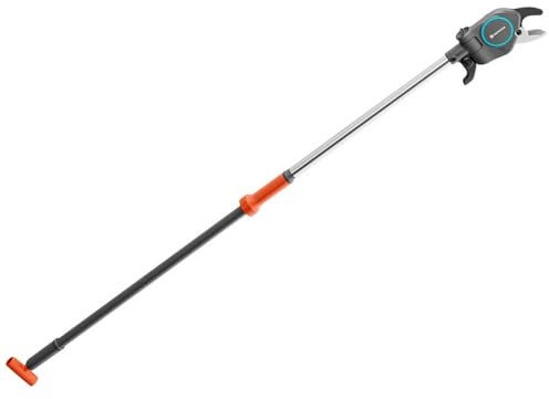 Gardena StarCut Pro S Teleskop-Astschere mit Bypass-Schnitt, 160 cm Größe, Grau/Orange
