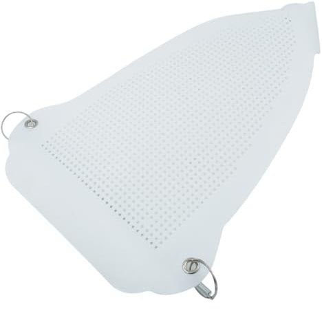 Steam Iron Guard – Slip Resistant Plate Shield, Heat Resistant Sole Protector | Vented Aluminum Iron Cover for Fabric Care, Portable Anti-Scorch Attachment for Ironing Boards, Dorm Luggage, Garment