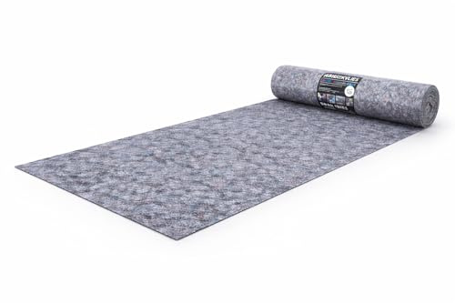 Arttribute Malervlies 180 g/m² mit PE Folie 1 m x 50 m (50 qm) Abdeckvlies rutschhemmend & saugstark Bodenschutzvlies Schutzvlies Renovierungsvlies für Malerarbeiten Profi & Heimwerker (1)