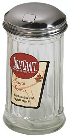 Tablecraft Sugar Pourer, 12 ounces, Clear