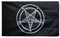 Flaggenfritze Fahne/Flagge Baphomet Church of Satan + gratis Sticker