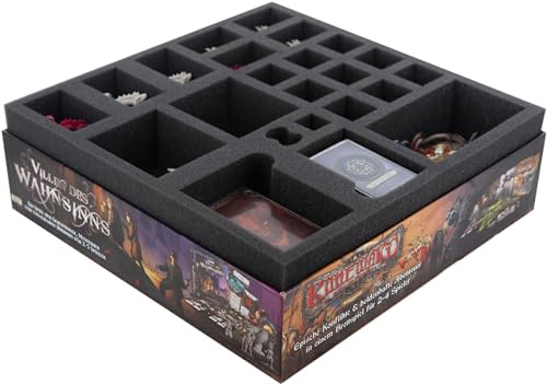 Feldherr Schaumstoff-Set kompatibel mit Descent: Reise ins Dunkel 2. Edition - Schatten von Nerekhall Brettspielbox