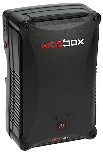 HEDBOX Nero M - V-Mount Li-Ionen Cine Akku 150Wh, D-Tap und USB Ausgang, Belastbar bis 13A - Falltest Zertifiziert
