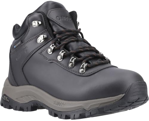 Hi-Tec Male Eurotrek Lite Waterproof Walking Boots, Dark Brown, 6