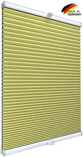 Gardinen21 Thermo Klemmfix Wabenplissee ohne Bohren | Waben Plissee im Wunschmaß | Maßgefertigt für Türen & Fenster | Sonnenschutz, Sichtschutz, Schallschutz, 100% Verdunkelung