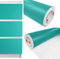 DecoMeister Klebefolien Deko-Folie Selbstklebefolie Selbstklebende Möbelfolie Einfarbig Folie für Interior Exterior Einheitliche Farbe Fertigrolle 100cm x 600cm Türkis Blau Matt