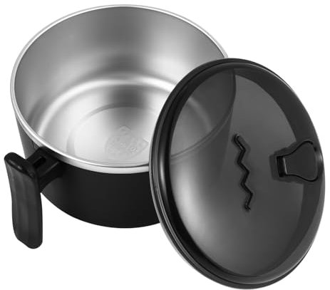 Cabilock Suppenschüssel Mit Deckel Mikrowellensuppenbecher 1000Ml - Suppenbehälter Suppenschalen mit (Geschirr Schwarz) Japanische Nudelschüssel