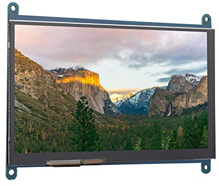 Touch Screen Ultra HD da 7 Pollici, Display LCD Capacitivo 1024x600 per, Monitor da Gioco HDMI per Raspbian/Ubuntu/Kali/Retropie/Windows IOT