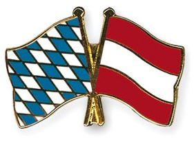 Bayern-Österreich Freundschafts Pin - Oktoberfest Pin - Wiesn Anstecker