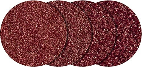 wolfcraft 8 Schleifaufsätze mit Eindrehdorn, Ø 50 mm I 5608000 I Zubehör für den Schleifteller für Winkelschleifer