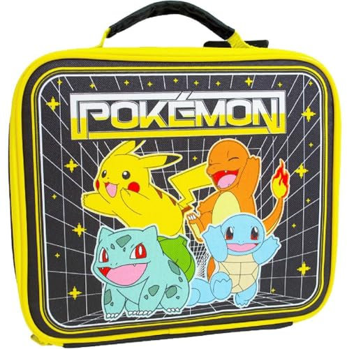 Kids Thermo-Tasche Retro, Pokémon, perfekt kann EIN Snack, Spielsachen oder auch EIN Tablet in Ihr verstaut Werden, KL86055, Licensing