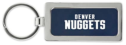 Rico Industries NBA Denver Nuggets Schlüsselanhänger aus Metall mit Lasergravur, zweiseitig, Metall, tolles Auto-Zubehör für jeden Tag