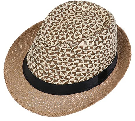 JK Home Panama Strand Damen Herren Retro Hut Fedora Sommer Atmungsaktiv