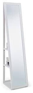 Julian Bowen Fresco Storage Mirror, White