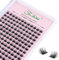 Fenshine Cluster Lashes Individual Lashes Wide Stem C/D Curl 9-15mm Length DIY Eyelash Extension Kit Individual Soft False Lashes for Personal Use at Home (T50, 11mm)