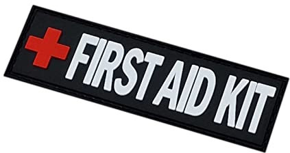 IFAK Medic Patch Klett PVC Aufnäher mit Kreuz für First Aid Kit Taktische Ausrüstung Rucksack Plattenträger