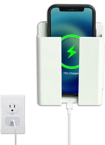 LANBON P2 Wireless Charger Wall Mounted, Wireless Phone Charger for Bedside/Sofa/Desk/Garage/Kitchen,15W Fast Charging Station Works with iPhone 16/15/14/13/12/11/X & Galaxy S24/S23/S22/S21/S20 Series