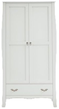 Melody Maison Elizabeth Ivory Kleiderschrank, groß, Doppelschrank