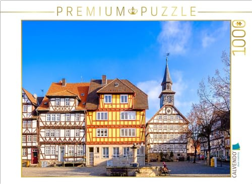 CALVENDO Puzzle Allendorf, Marktplatz mit historischem Rathaus | 1000 Teile Lege-Größe 64 x 48 cm Foto-Puzzle für glückliche Stunden