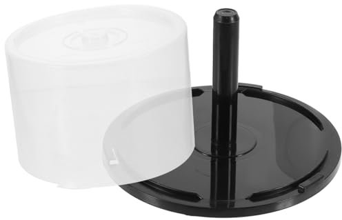 Gatuida 2 Pz Contenitore Per Cd Unità Di Archiviazione Cd Archiviazione Di Cd Custodia Per Libri Porta Cd Secchio Per Riporre i Videogiochi Disco Dvd Plastica