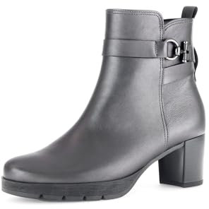 Gabor Damen Ankle Boots, Frauen Stiefeletten,knöchelhoch,reißverschluss,Stiefel,Bootee,Booties,halbstiefel,Asfalto (Mic/CDF),39 EU / 6 UK