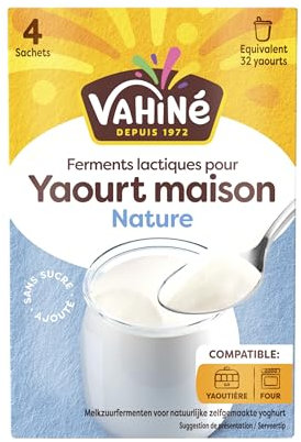 VAHINÉ - Ferments Nature pour Yaourts 4 x 5 g