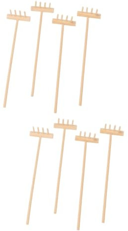 INOOMP Jardin Zen 8 Pcs Râteau Miniature Mini Râteau pour Le Râteau pour Râteau à Outils De Jardin Zen Kit D'outils De De Râteaux Petit
