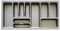 REHUK Premium Large Cutlery Drawer Organiser Tray Insert (815mm x 422mm x 60mm)