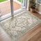 BEIMO Boho Fußmatte Innen 60x90cm, Vintage Fußmatte Waschbar, Kleine Teppiche Orientalisch rutschfest für Haustür, Flur, Küche, Taupe Grau