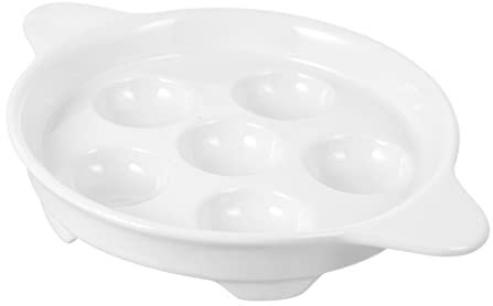 Cabilock 1 Pc Placa Platos Para Hornear Caracoles Mini Molde Para Pan Con Tapa Salida Accesorios Para Freidora Ninja Rejilla Para Hornear Junquillo Cocinando Wok Horneando Cerámica