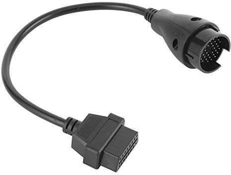 Miosugo Adaptateur de diagnostic automobile 38 broches 16 broches pour Mercedes-Benz 38 broches 16 broches OBD2 OBD1 mâle 25 cm
