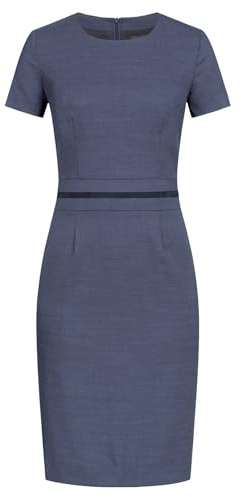 GREIFF Corporate Modern with 37.5® Damen Etuikleid Mittelblau Pinpoint 32