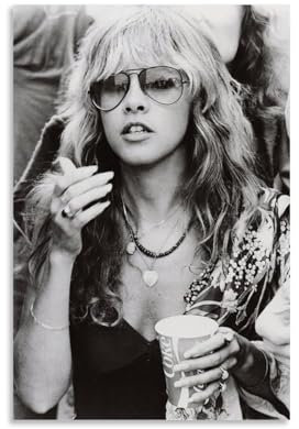 Ketuaa Stevie Poster Nicks Music Vintage Fleetwood Mac Für Zimmer, Ästhetische Leinwand-Wandkunst, Schlafzimmer-Dekor Poster 12x18inch(30x45cm)