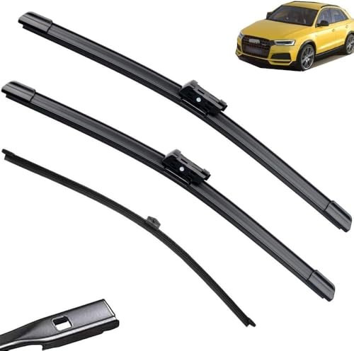 YYlong Limpiaparabrisas Escobilla para Audi Q3 MK1 2011-2017 Parabrisas De Coche Escobillas Limpiaparabrisas Juego de Parabrisas Escobillas