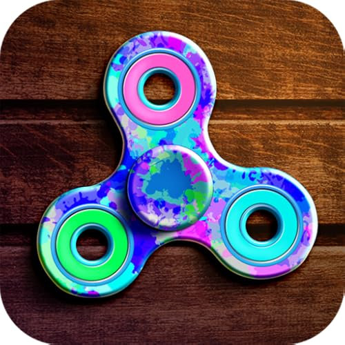 Laser Fidget Hand Spinner Simulator: Neon Switch | Hand Toy Virtual Spinner Swiping and Floating Game