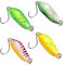 4 FTM Spoon Strike 2,1g - Blinker zum Spinnfischen auf Forelle, Forellenblinker zum Angeln am Forellensee, Forellenköder