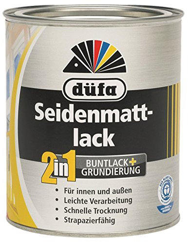 Düfa 2in1 Seidenmattlack Reinweiß 2,5 Liter