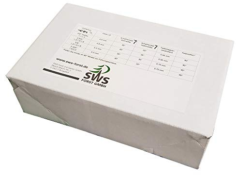 3 Stück SWS Forst GmbH Sägekette Vollmeißel 3/8 1,6 mm 72 Treibglieder kompatibel mit STIHL