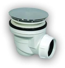 NONAME Piletta di Scarico per Piatto Doccia Ceramica e Resina Serie CTM Foro 90 mm