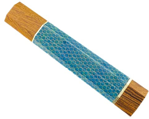 Aibote Coltello in resina a nido d'ape con manico in legno e manico ottagonale in stile giapponese, per la realizzazione di coltelli, utensili fai da te, per cucina, chef, pesce, filetto, coltelli da