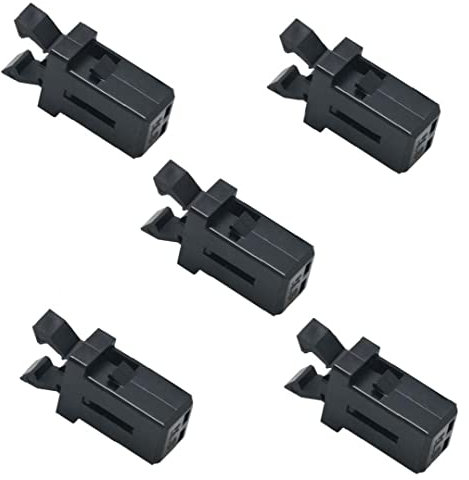 Froiny 5pcs Poubelle Peut Verrouiller en Plastique Interrupteur Auto-Verrouillage Capture De Rechange Compatible Tactile Clip De Réparation De Loquet, Noir